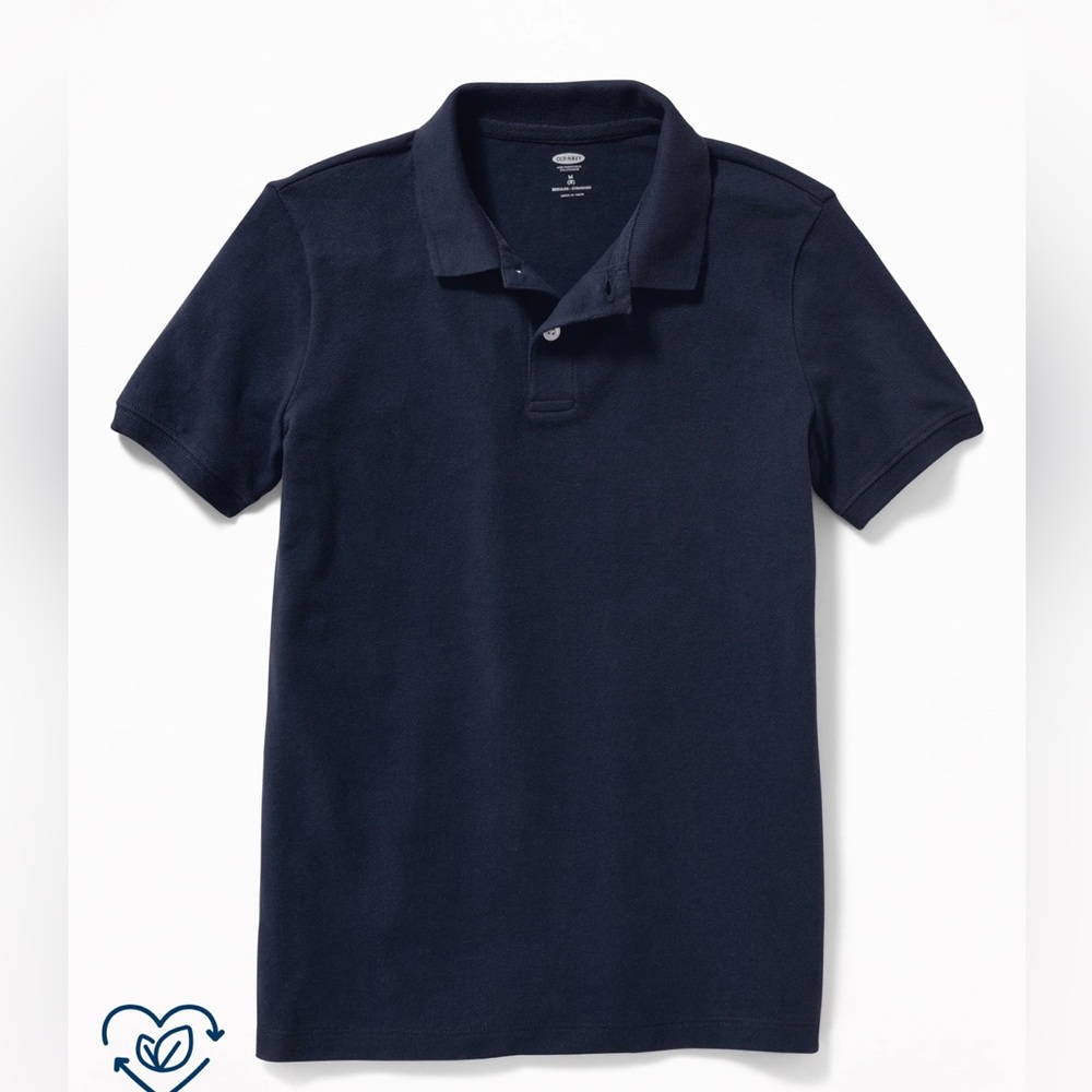 NWT Old Navy Uniform Polo Shirt / Navy / S (6-7)